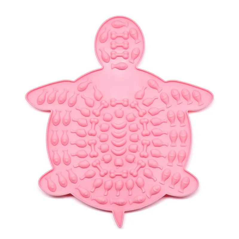 Pet Supplies Dog Cat Lick Pad Square Round Sucker Slow Food Pad Shower Distraction Pad Silicone Lick Pad Slow Food Tray