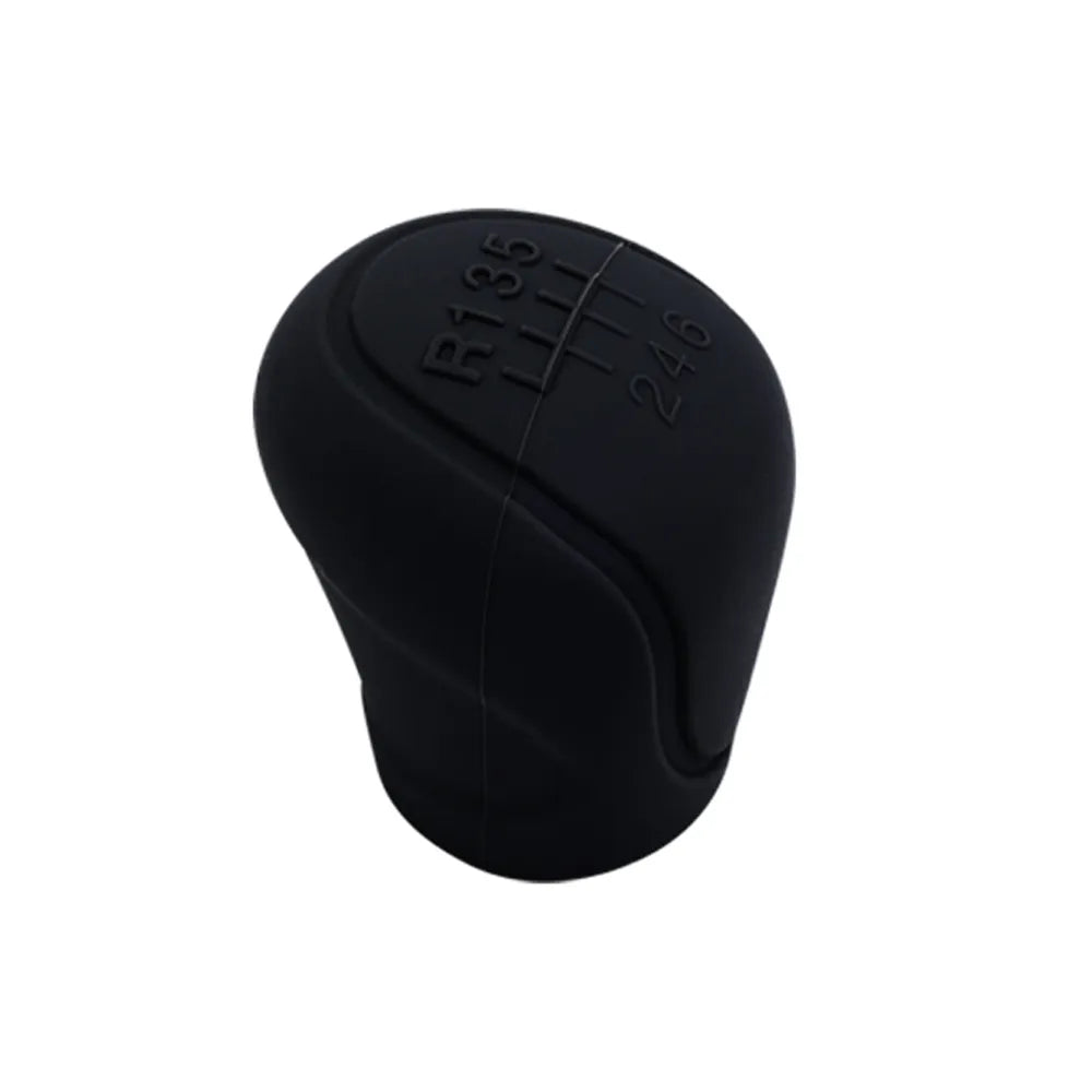 Car Silicone Gear Shift Knob Cover Gear Shift Non-Slip Grip Handle Protective Covers Manual 6-speed Car Interior Accessories