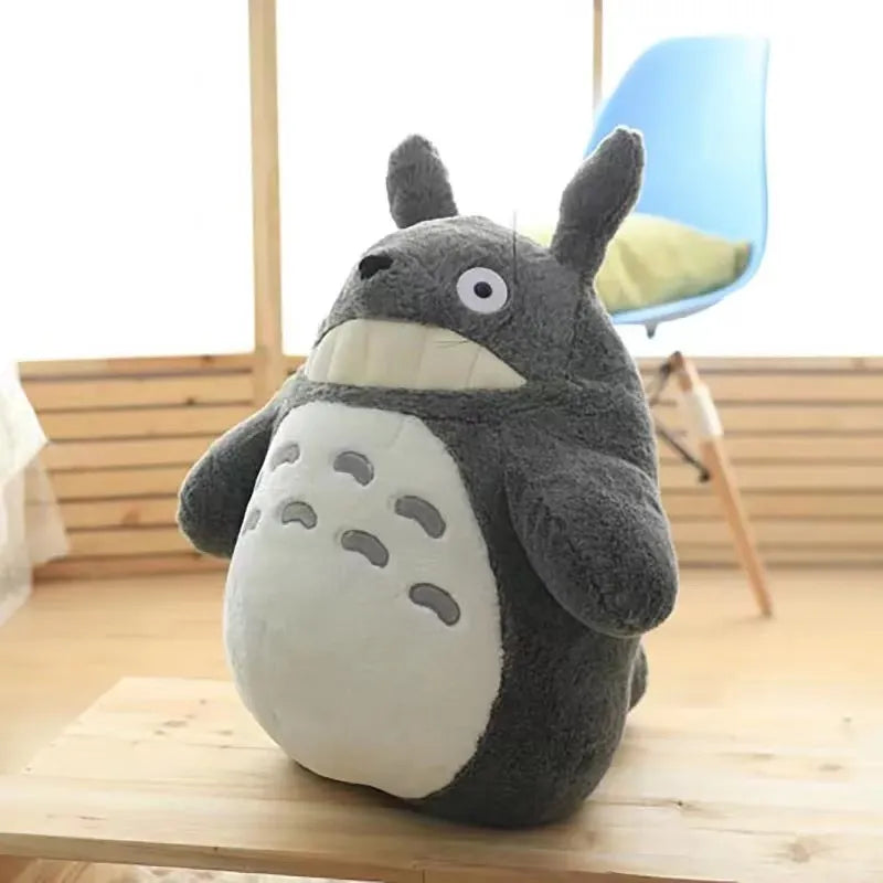 Hot Sale Totoro Plush Toy Cute Plush Cat Japanese Anime Figure Doll Plush Totoro With Lotus Leaf Kid Toy Birthday Christmas Gift