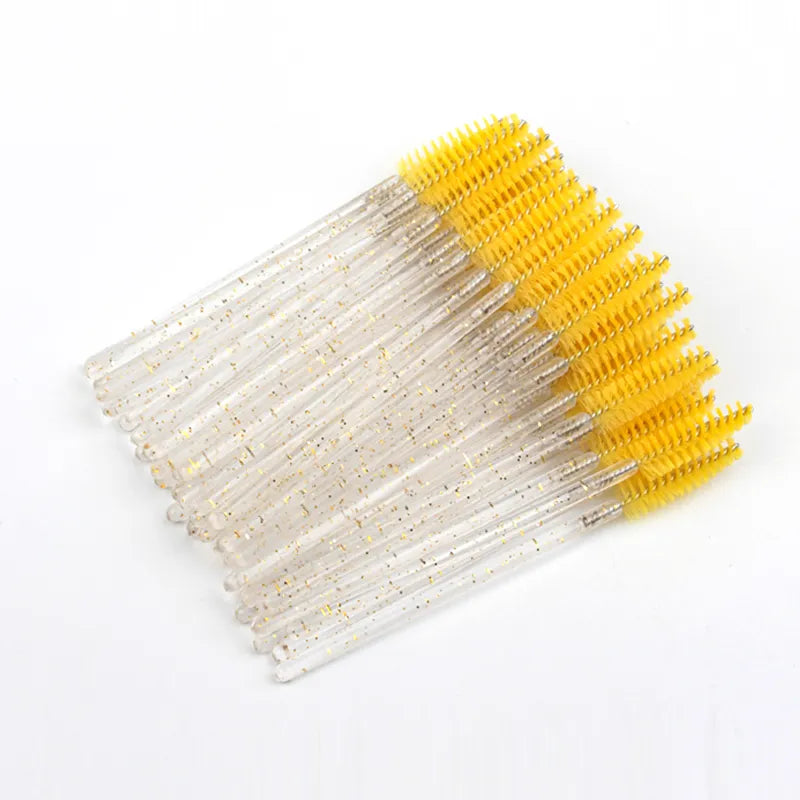 YSDO 5/50 Pcs Eyelash Brushes Makeup Brushes Disposable Mascara Wands Applicator Spoolers Eye Lashes Cosmetic Brush Makeup Tools