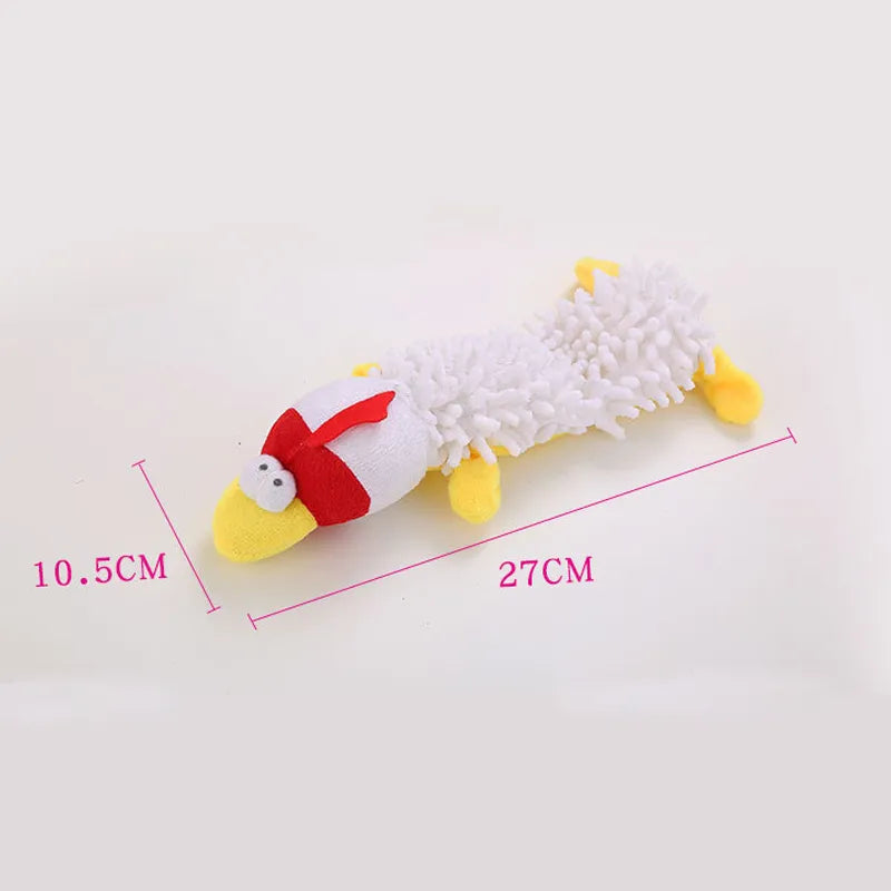 Durable Low Price Pet Dog Plush Toy Animal Shape with Squeaky for Small Dogs Chihuahua Yorkshire Bichon Puppy Chew Cleaning Toys