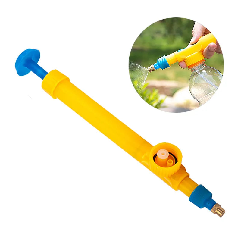 High Pressure Air Pump Manual Sprayer Adjustable Drink Bottle Spray Head Nozzle Garden Watering Tool Sprayer Agriculture Tools