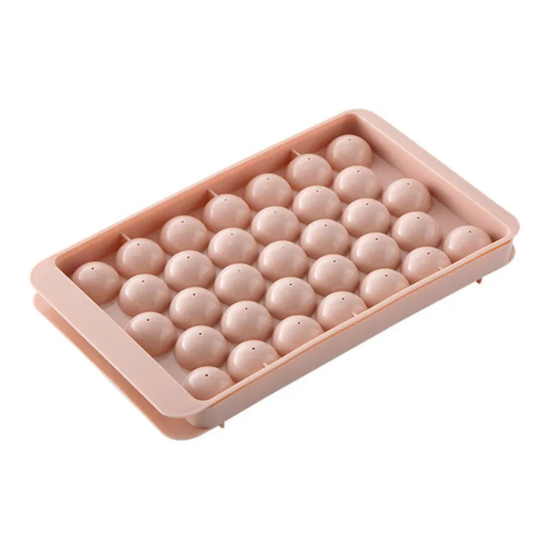 33 Ice Boll Hockey PP Mold Frozen Whiskey Ball Popsicle Ice Cube Tray Box Lollipop Making Gifts Kitchen Tools Accessories