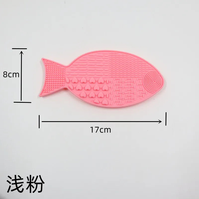 Pet Supplies Dog Cat Lick Pad Square Round Sucker Slow Food Pad Shower Distraction Pad Silicone Lick Pad Slow Food Tray