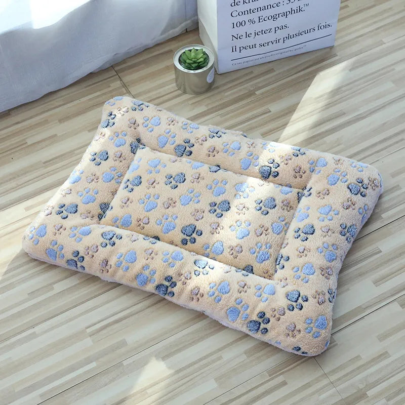 Soft Cat Bed Mats Short Plush Pet Sleeping Bed Mats for Cats Small Dogs Cute Pet Pad Blanket Warm Kitten Cushion Cat Accessories