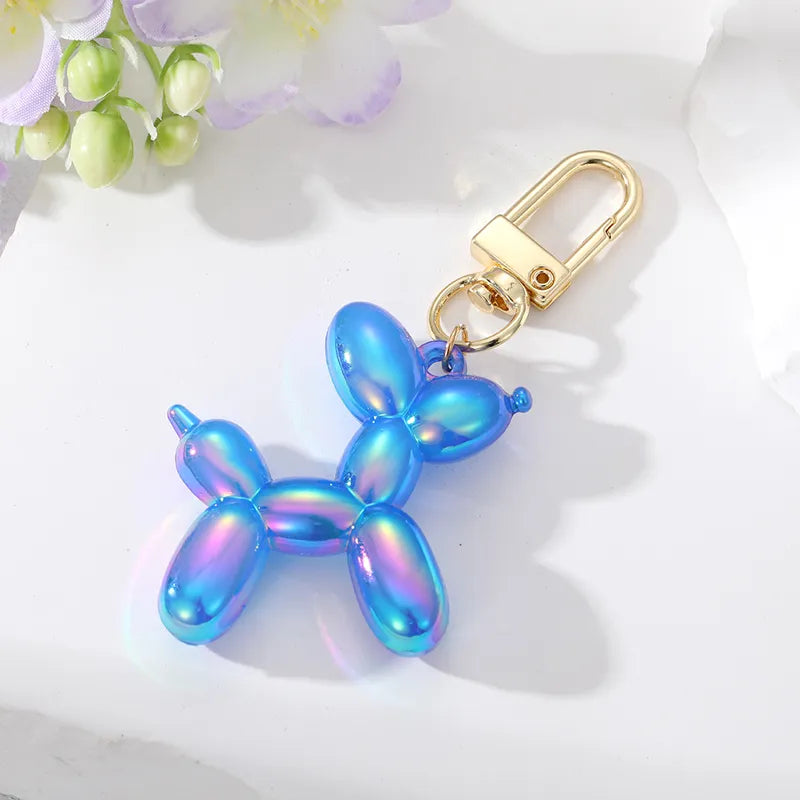 1pc Bling Kawaii Cartoon Animal Couple Keychains Key Ring For Women Men New Colorful Cute Pet Bag Car Holder Airpods Box Jewelry