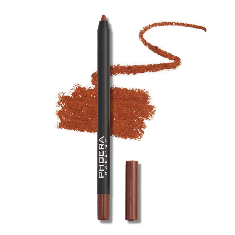 Waterproof Matte Lipliner Pencil Sexy Red Contour Tint Lipstick Lasting Non-stick Cup Moisturising Lips Makeup Cosmetic 12Color