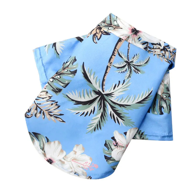 Hawaiian Beach Style Dog T-Shirts Thin Breathable Summer Dog Clothes for Small Dogs Puppy Pet Cat Vest Chihuahua Yorkies Poodle